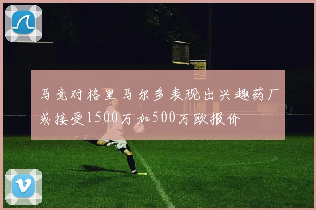 马竞对格里马尔多表现出兴趣药厂或接受1500万加500万欧报价